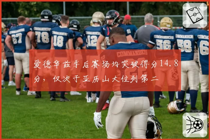 爱德华兹季后赛场均突破得分14.8分，仅次于亚历山大位列第二